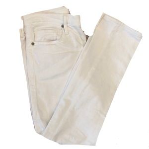 Frame le beau white denim jeans
